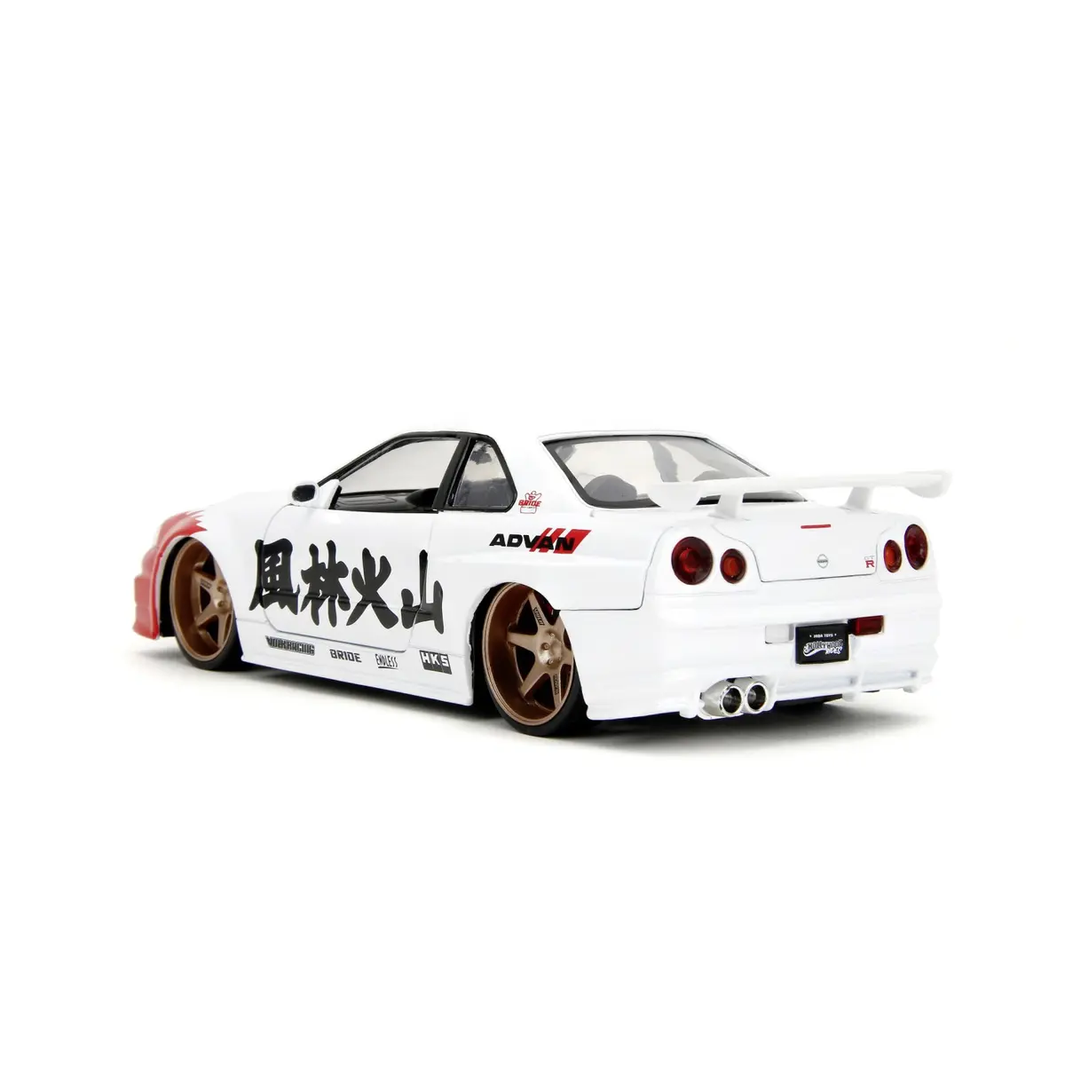 Set Jada Nissan Skyline GT-R 1:24 + figurina metalica 6 cm [3]