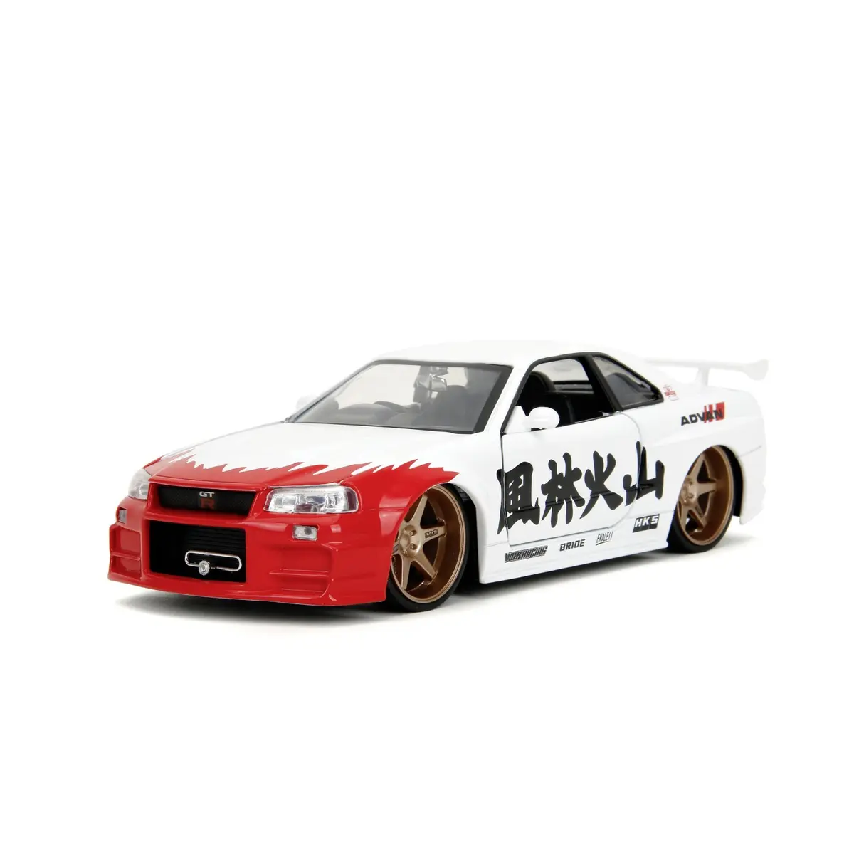 Set Jada Nissan Skyline GT-R 1:24 + figurina metalica 6 cm [2]