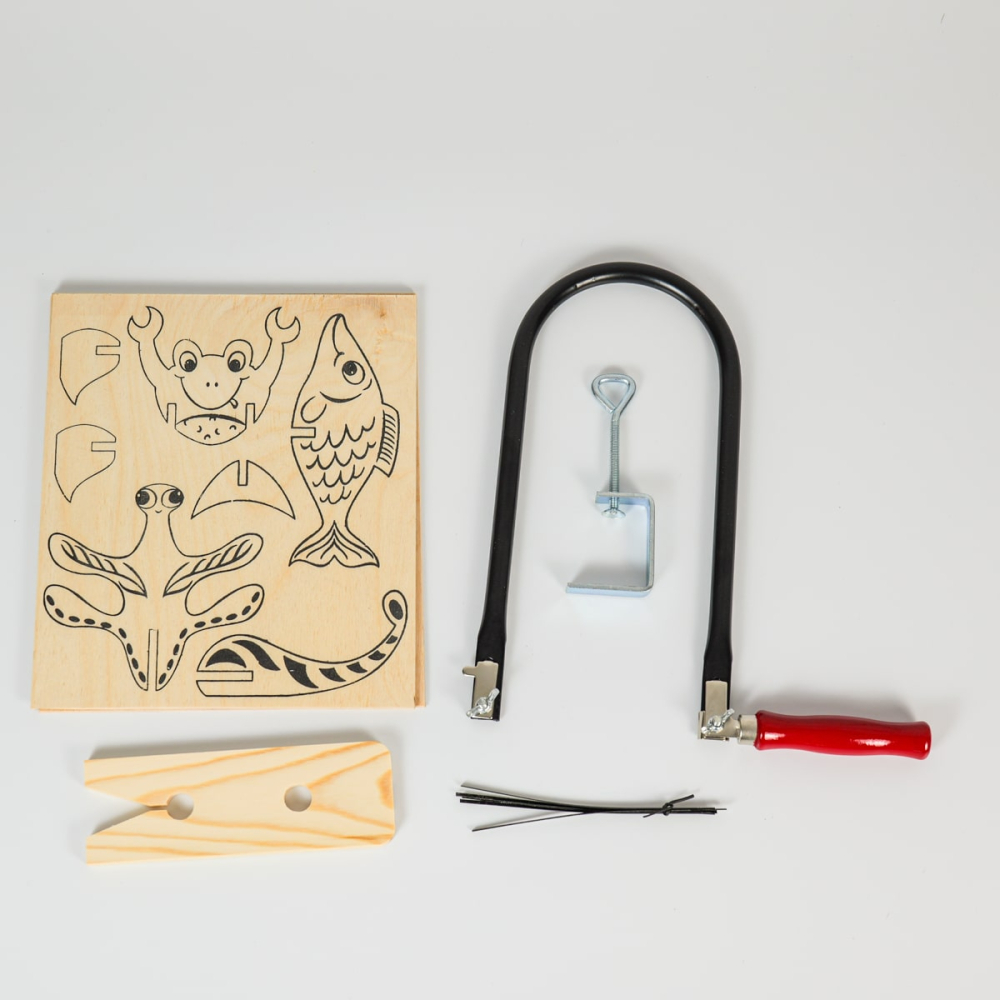 Set traforaj Deico – Animale acvatice, fierastrau si placaj (8+) [4]