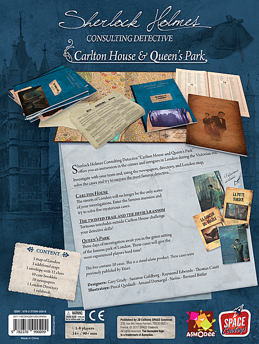 Sherlock Holmes Consulting Detective: Carlton House and Queens Park [3]