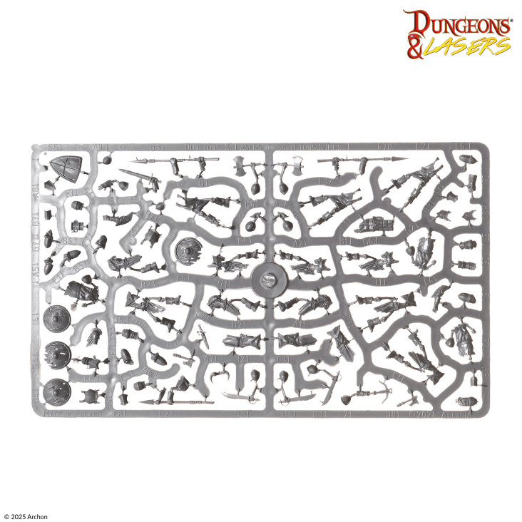 Skeleton Crew – Set Miniaturi Dungeons & Lasers (nepictate si neasamblate) [3]