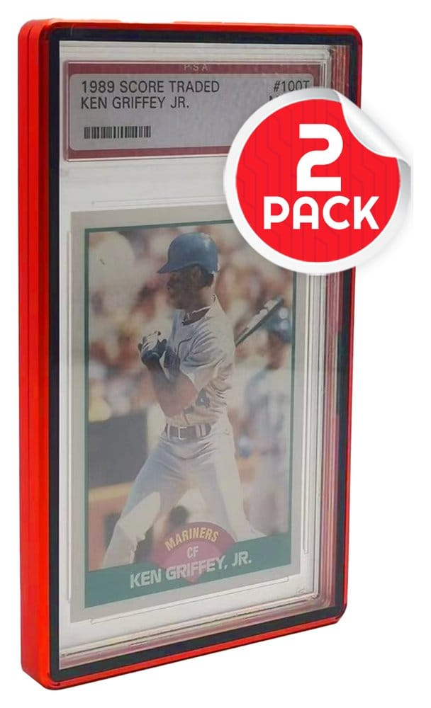 Slab Case Protectors for PSA Graded Cards Red [5]
