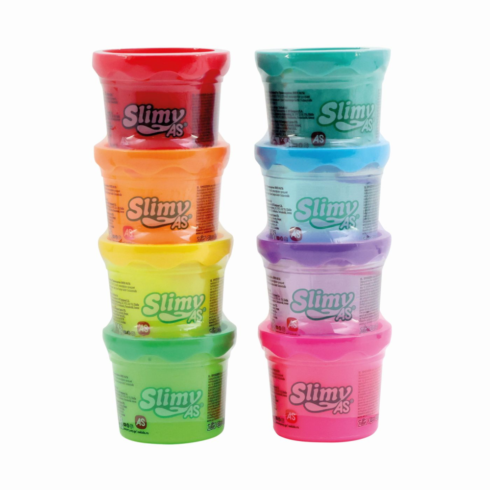 Slimy Set 8 Borcanase Slime Colorat - Jucarie Senzoriala [3]