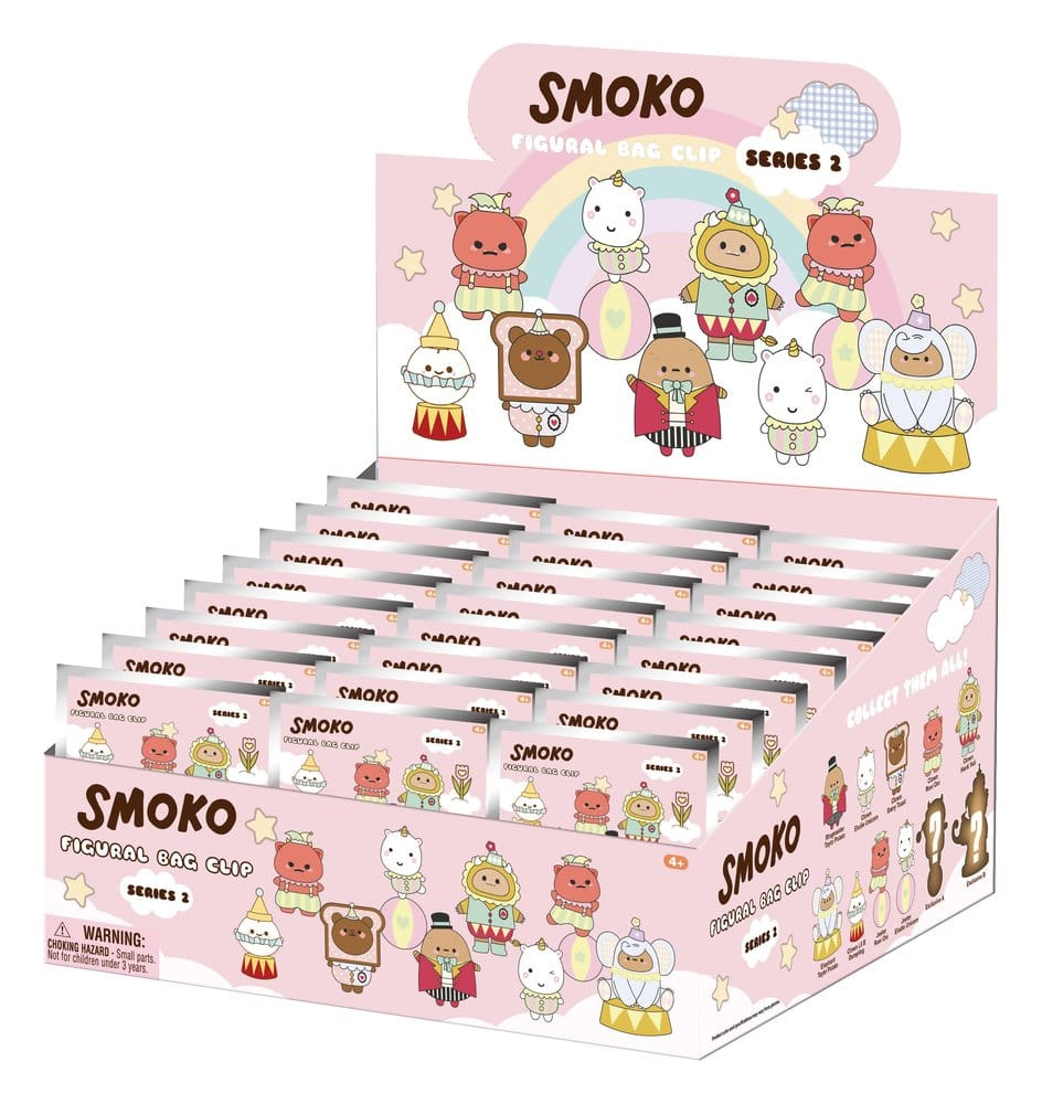 Smoko 3D PVC Bag Clips Series 2 Display (24) [3]