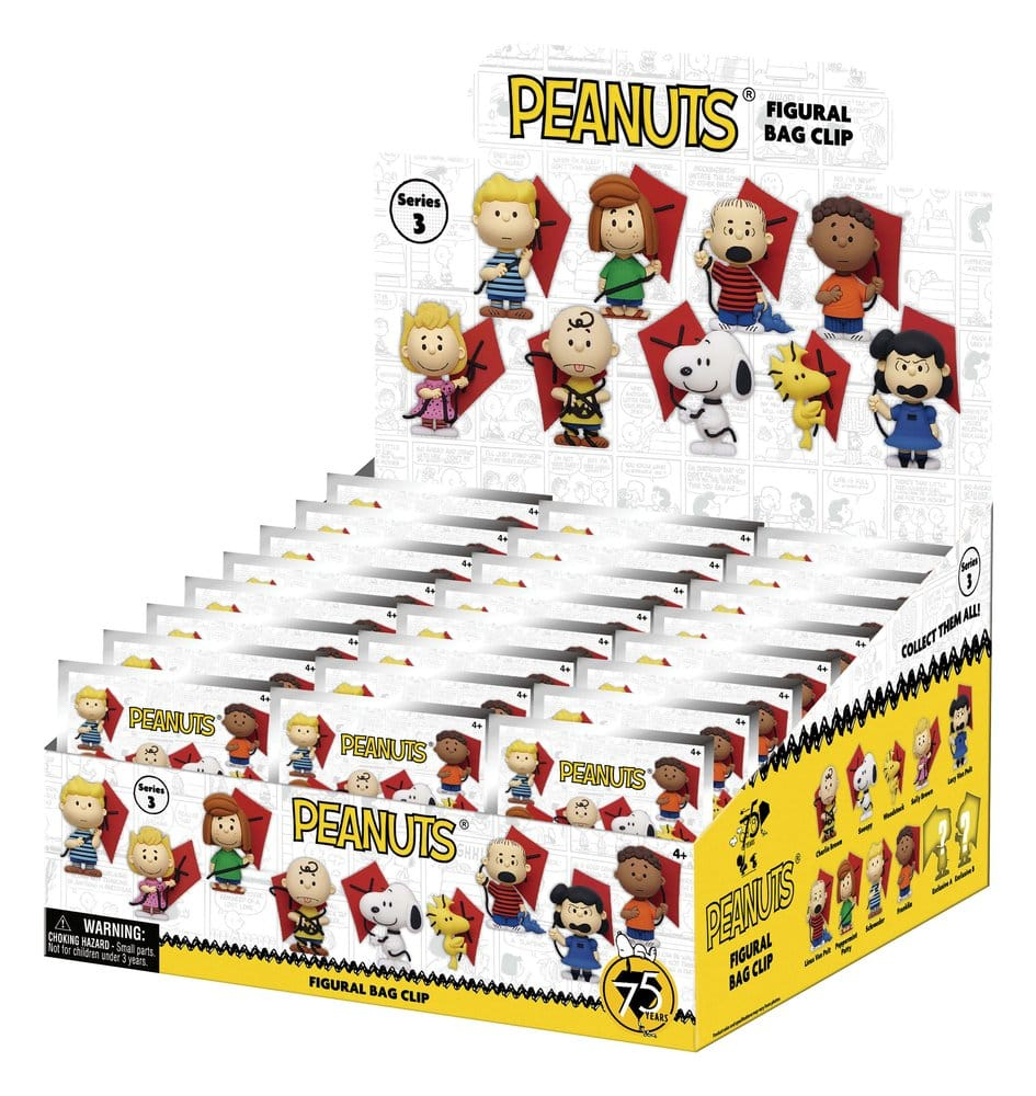 Snoopy 3D PVC Bag Clips Series 3 Blind Bag Display (24) [3]