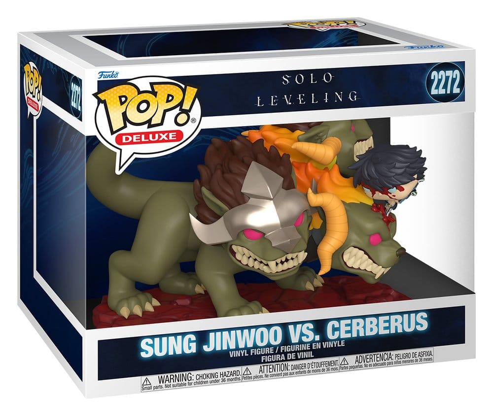 Solo Leveling POP! Deluxe Vinyl Figure Jinwoo Vs Cerberus 9 cm [2]