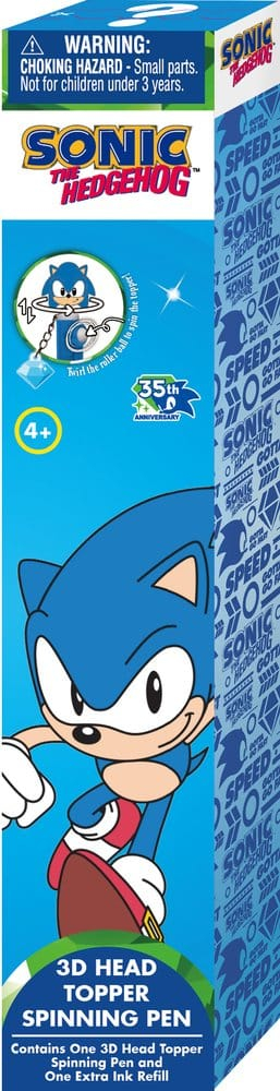 Sonic 3D Head Topper Spinning Pen Display (12) [2]
