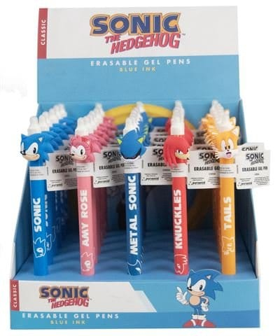 Sonic - The Hedgehog Erasable Gel Pen Characters Display (30) [2]