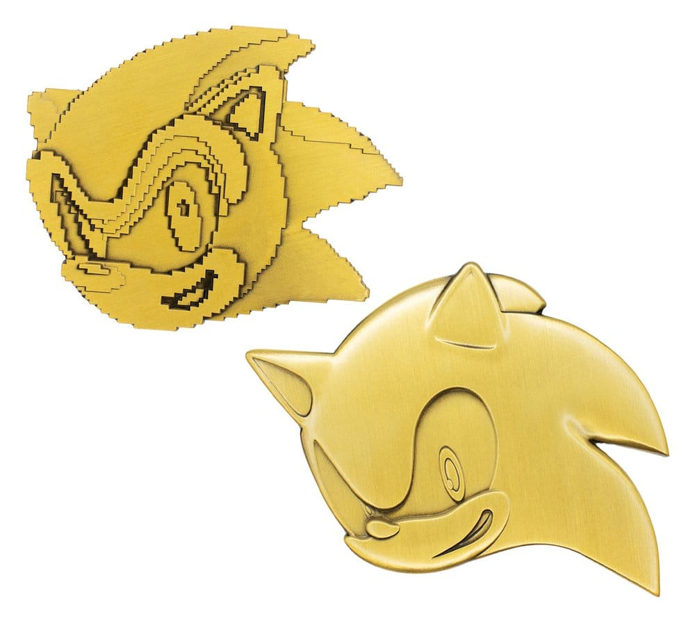 Sonic the Hedgehog Medallion Set 35th Anniversary Then & Now Limited Edition [8]