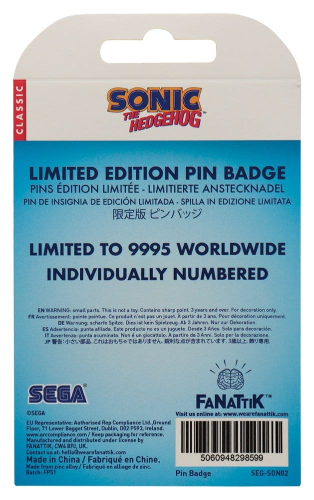 Sonic - The Hedgehog Pin Badge Sonic, Tails, Knuckles Limited Edition [2]