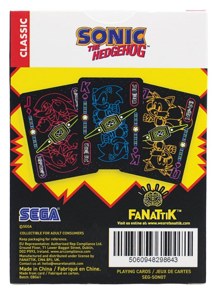 Sonic the Hedgehog Playing Cards Display (12 Packs) [4]