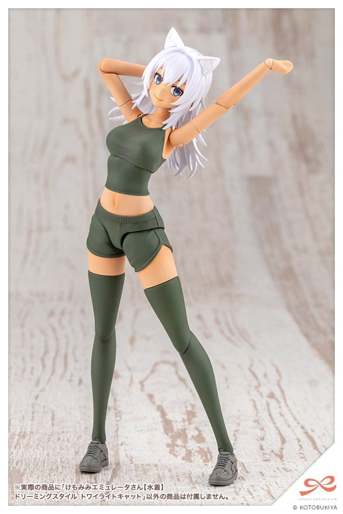 Sousaishojoteien Plastic Model 1/10 Animal Ears Emulator Swim Style Dreaming Style Twilight Cat 17 cm [12]