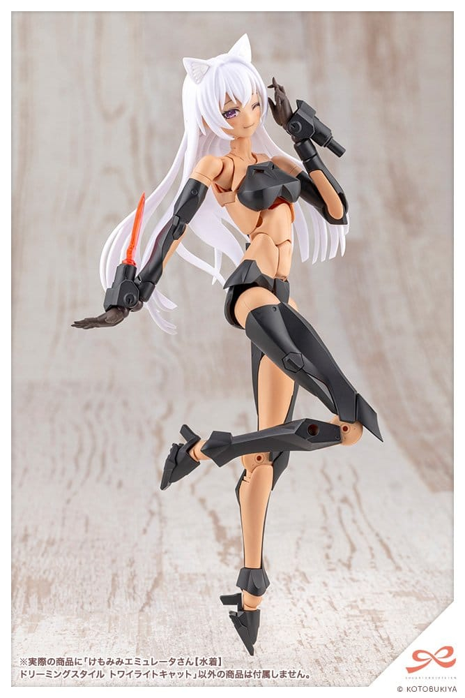 Sousaishojoteien Plastic Model 1/10 Animal Ears Emulator Swim Style Dreaming Style Twilight Cat 17 cm [13]