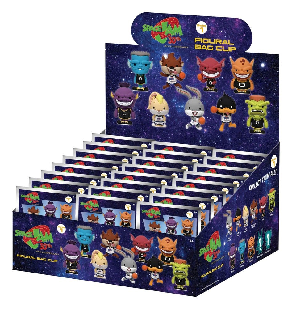 Space Jam 30th Anniversary 3D PVC Bag Clips Series 1 Blind Bag Display (24) [3]