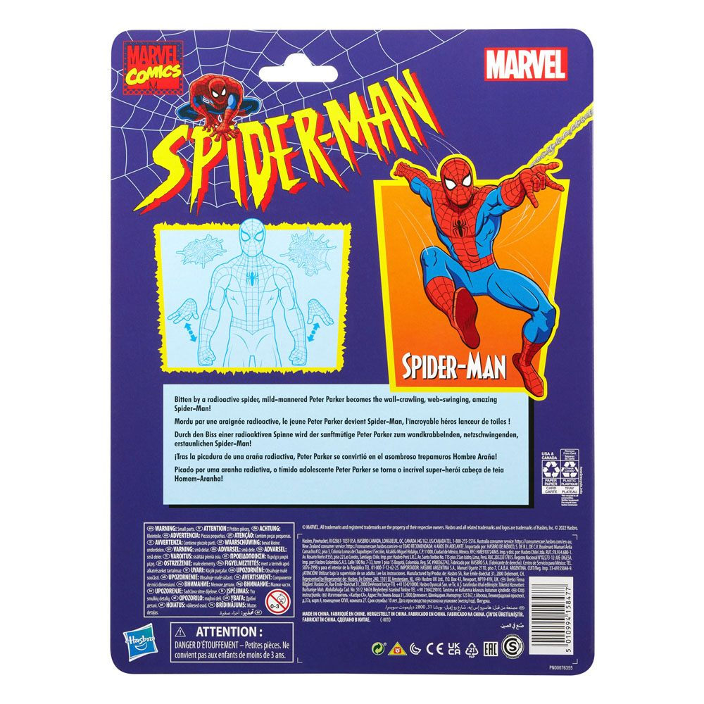 Spider-Man Marvel Legends Retro Action Figure Spider-Man 15 cm [6]
