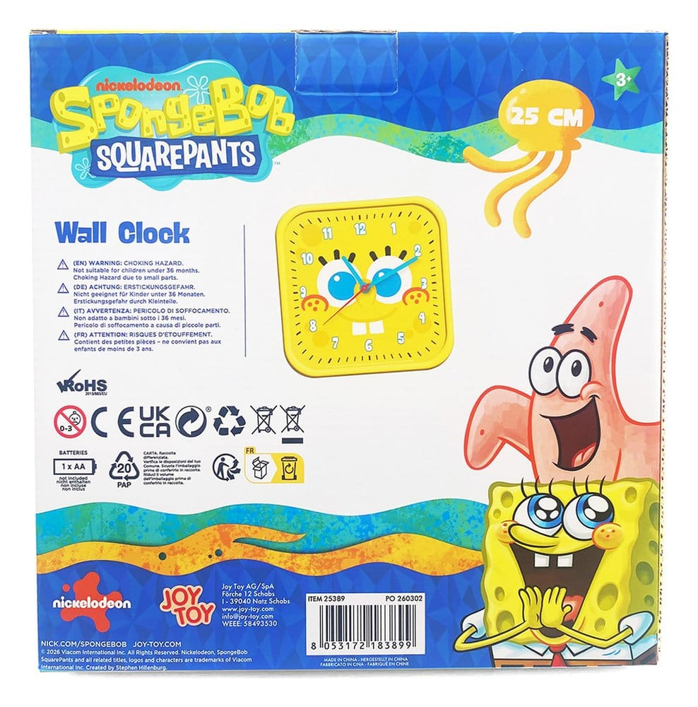 Spongebob Wall Clock square Spongebob [3]