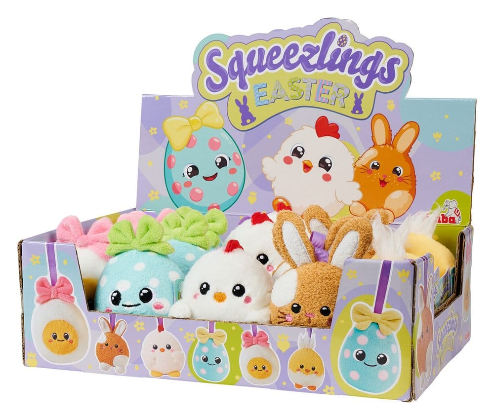 Squeezlings Plush Figure 5-Pack Display (20) [8]
