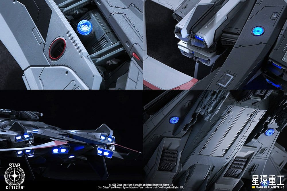 Star Citizen Pre-assembled Plastic Model Kit 1/100 Anvil F8C Lightning Pre-Assembled Finished Model Ver. 25 cm [6]