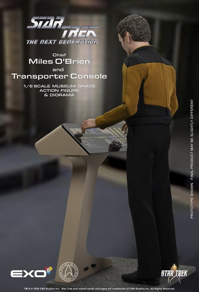 Star Trek: The Next Generation Action Figure 1/6 Chief Miles O'Brien with Transporter Console 30 cm [5]