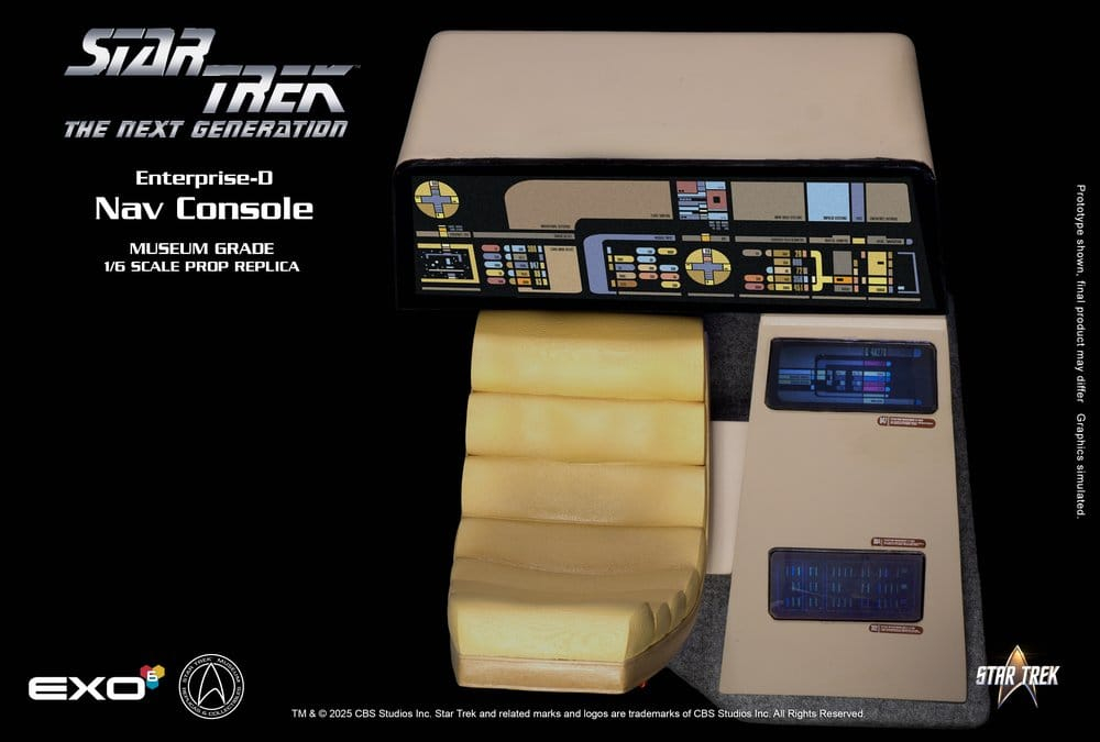 Star Trek: The Next Generation Replica 1/6 Enterprise-D Bridge Consoles Set [9]