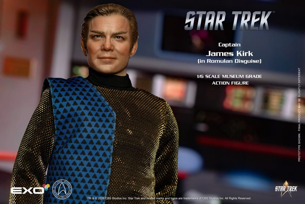 Star Trek: The Original Series Action Figure 1/6 Captain James T. Kirk (Romulan Disguise) 29 cm [6]
