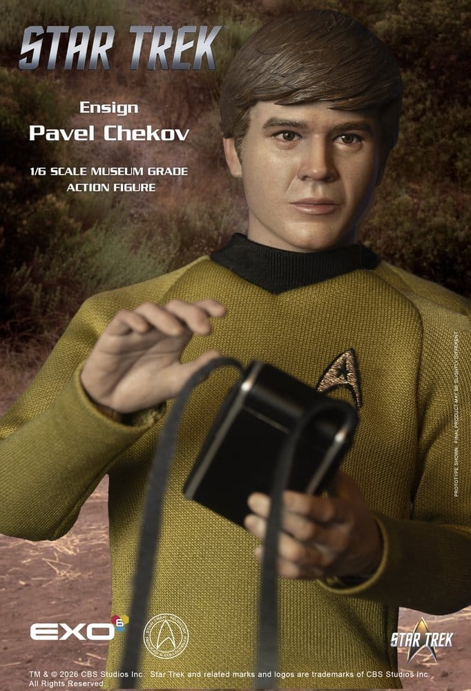 Star Trek: The Original Series Action Figure 1/6 Ensign Pavel Chekov 30 cm [22]