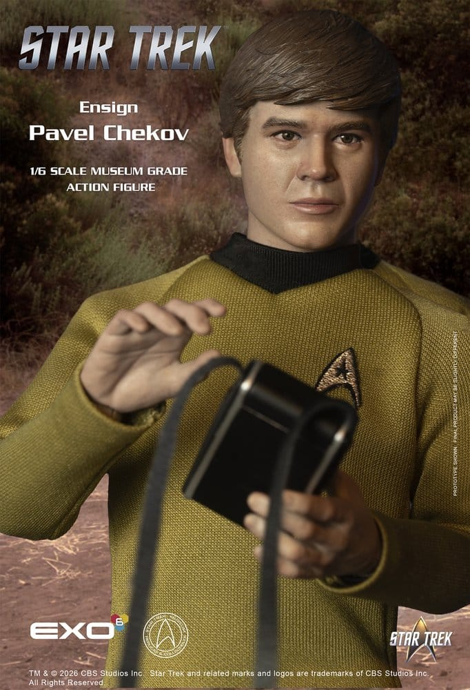 Star Trek: The Original Series Action Figure 1/6 Ensign Pavel Chekov 30 cm [10]
