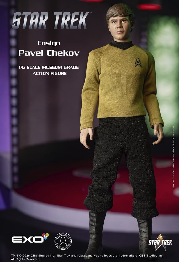 Star Trek: The Original Series Action Figure 1/6 Ensign Pavel Chekov 30 cm [15]