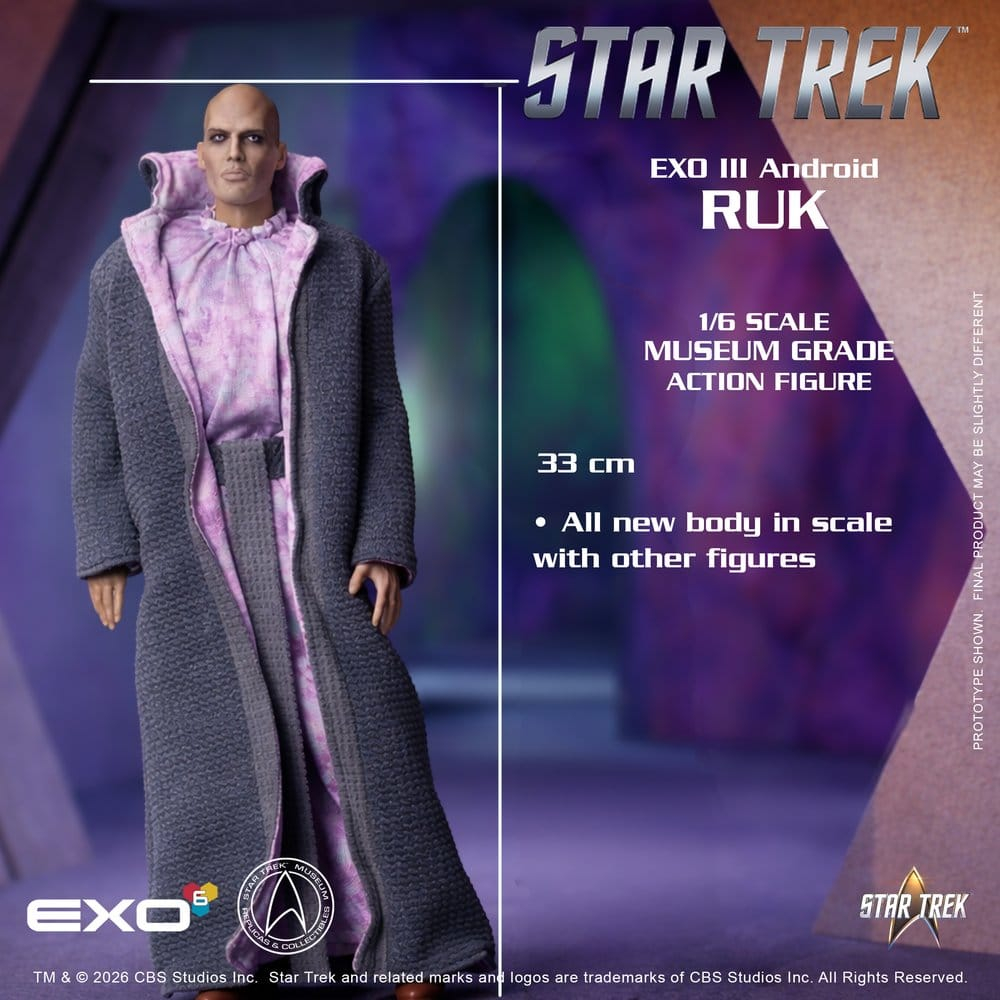 Star Trek: The Original Series Action Figure 1/6 Ruk EXO III Android 33 cm [10]