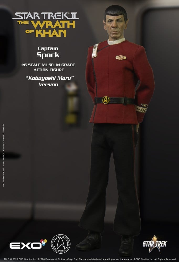 Star Trek: The Wrath of Khan Action Figure 1/6 Captain Spock Kobayashi Maru Version 30 cm [2]