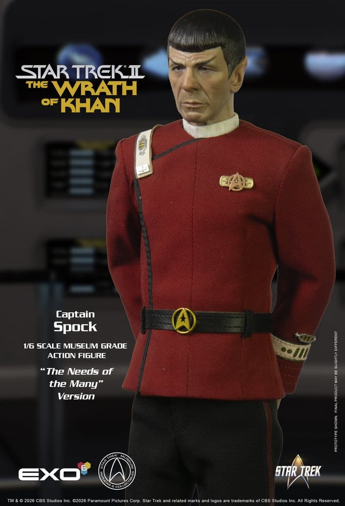 Star Trek: The Wrath of Khan Action Figure 1/6 Captain Spock Needs of the Many Version 30 cm [8]