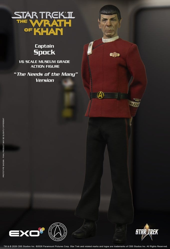 Star Trek: The Wrath of Khan Action Figure 1/6 Captain Spock Needs of the Many Version 30 cm [6]