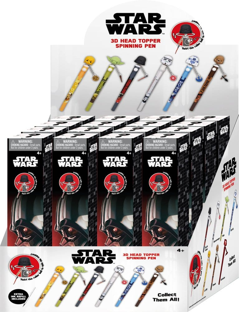 Star Wars 3D Head Topper Spinning Pen Display (12) [3]
