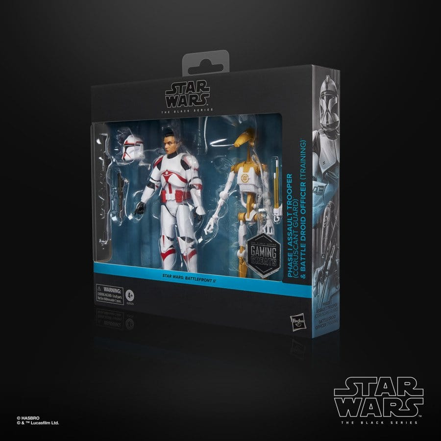 Star Wars: Battlefront II Black Series Action Figure 2-Pack Phase I Assault Trooper & Battle Droid Officer 15 cm [3]
