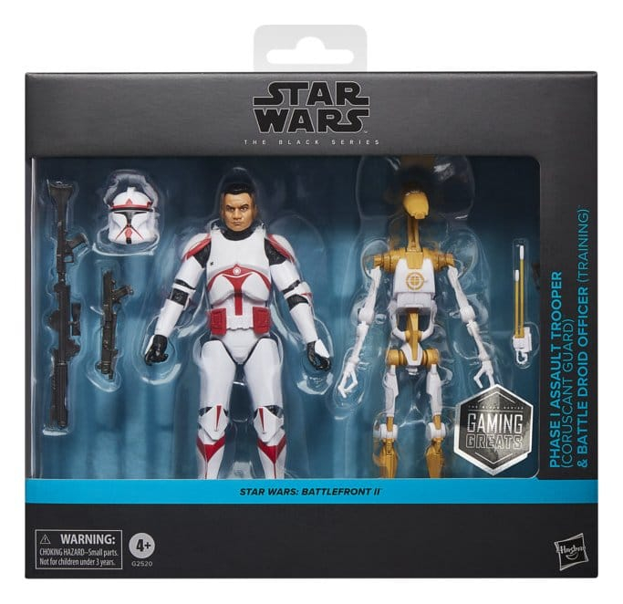 Star Wars: Battlefront II Black Series Action Figure 2-Pack Phase I Assault Trooper & Battle Droid Officer 15 cm [2]
