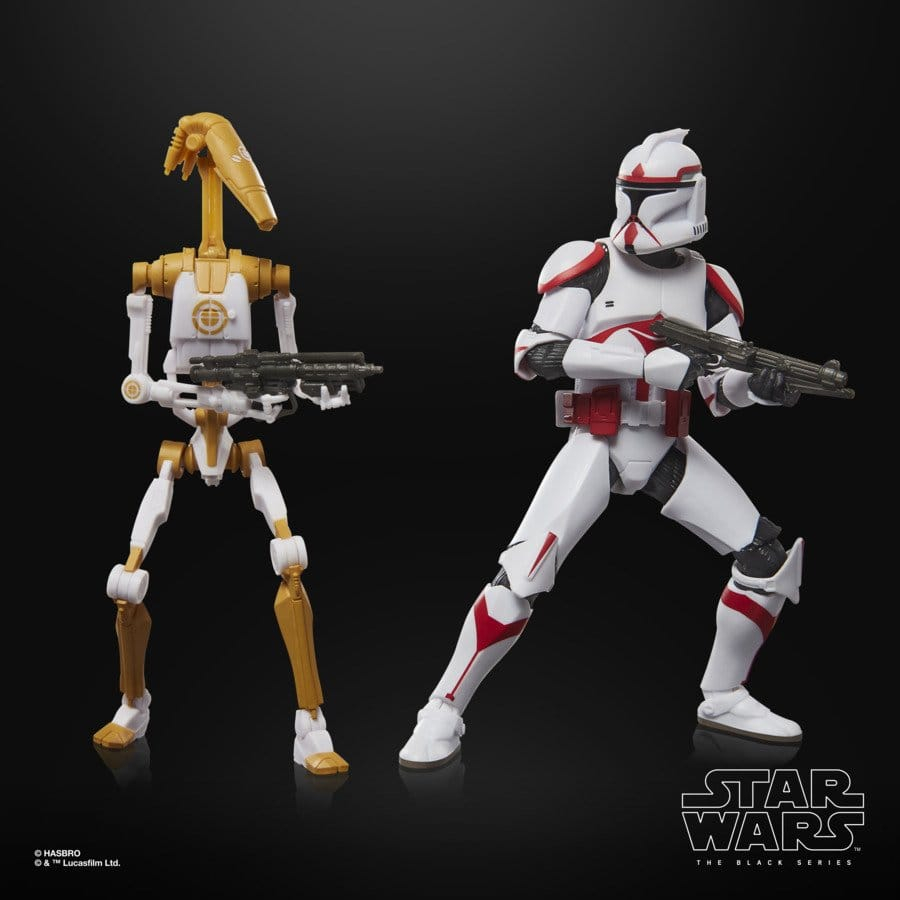 Star Wars: Battlefront II Black Series Action Figure 2-Pack Phase I Assault Trooper & Battle Droid Officer 15 cm [15]