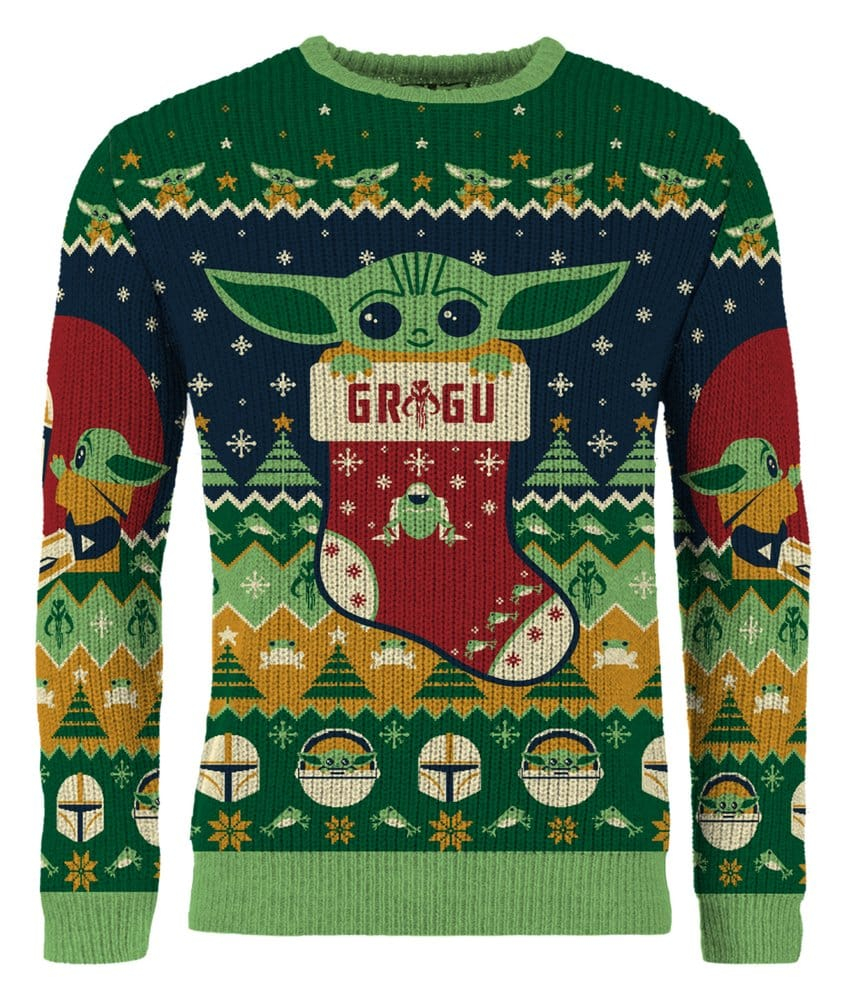 Star Wars Christmas Sweater Baby Yoda Size S [3]