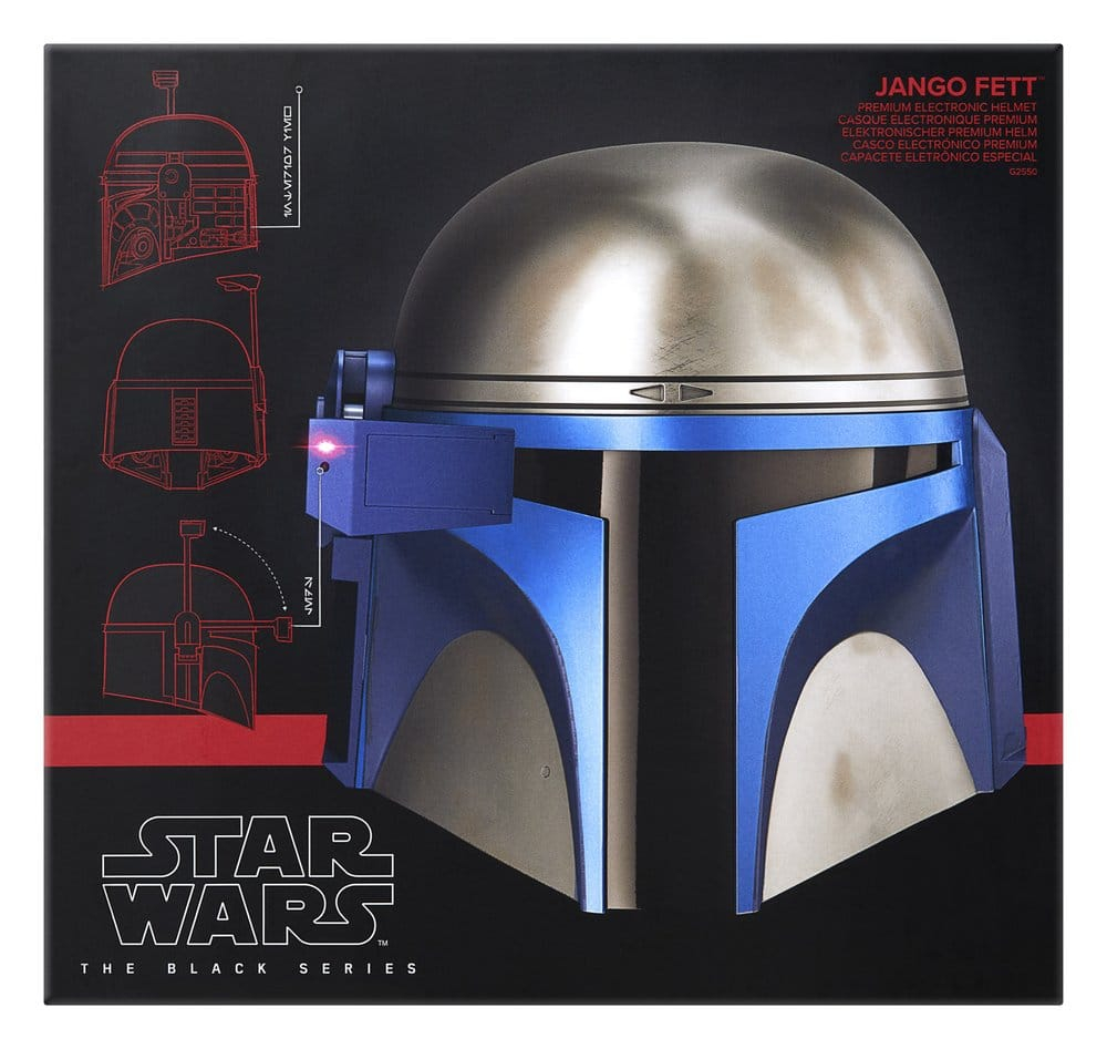 Star Wars Episode II Black Series Electronic Helmet Jango Fett [13]