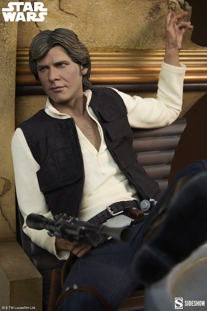 Star Wars Episode IV Mixed Media Premium Format Figure Han Solo: Sorry About the Mess 32 cm [13]