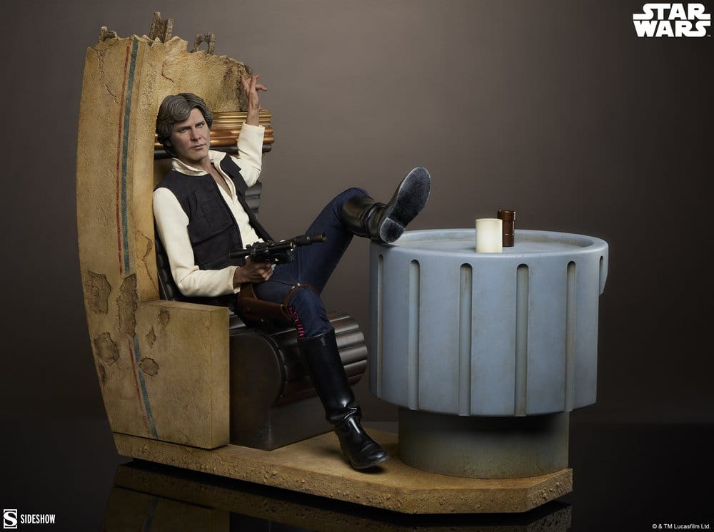 Star Wars Episode IV Mixed Media Premium Format Figure Han Solo: Sorry About the Mess 32 cm [12]