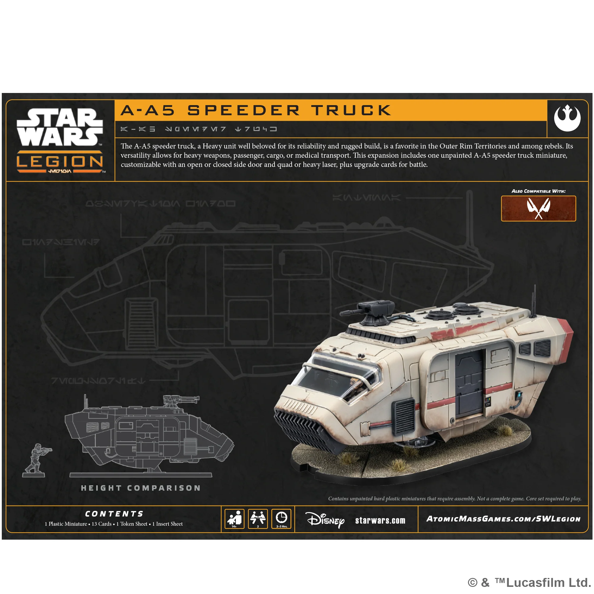 Star Wars Legion – A-A5 Speeder Truck Expansion [2]