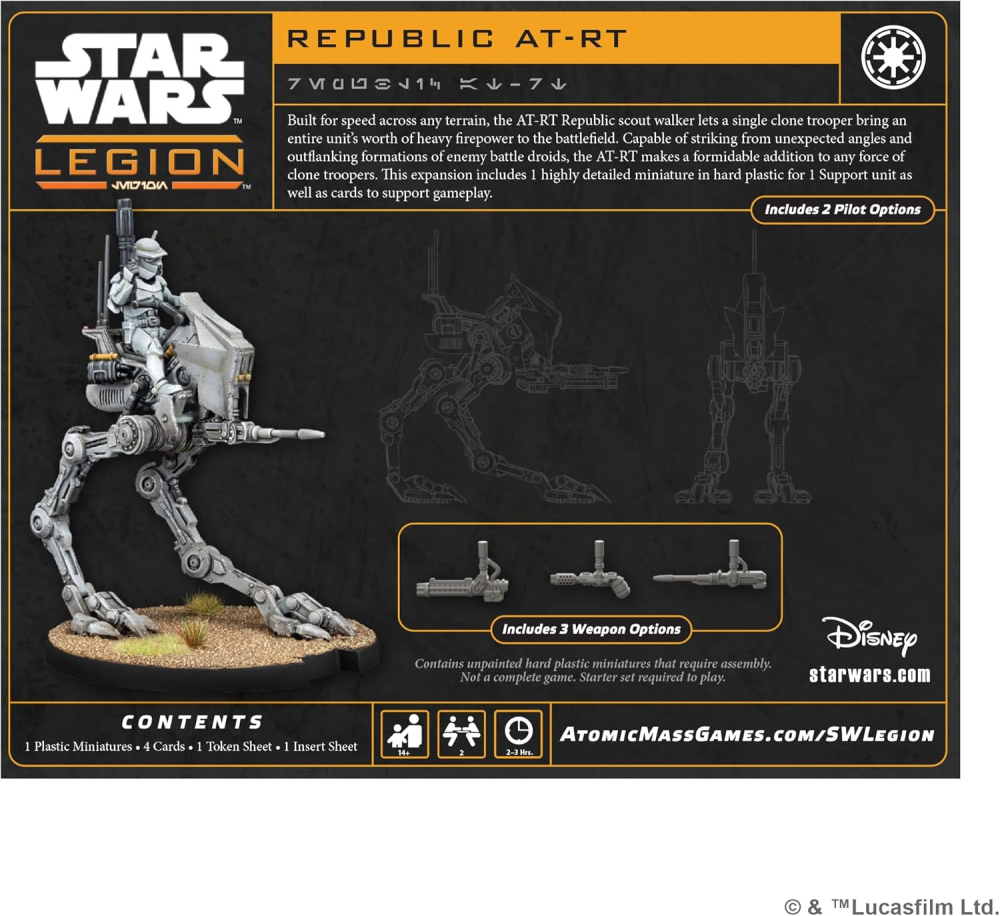 Star Wars Legion AT-RT Republic Unit Expansion [2]