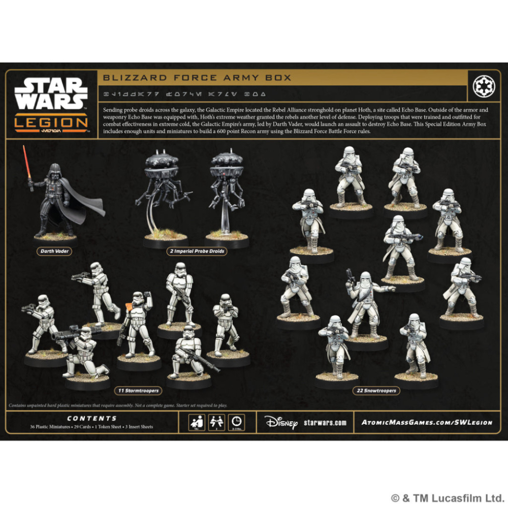 Star Wars Legion Blizzard Force Army Box Special Edition Darth Vader [2]