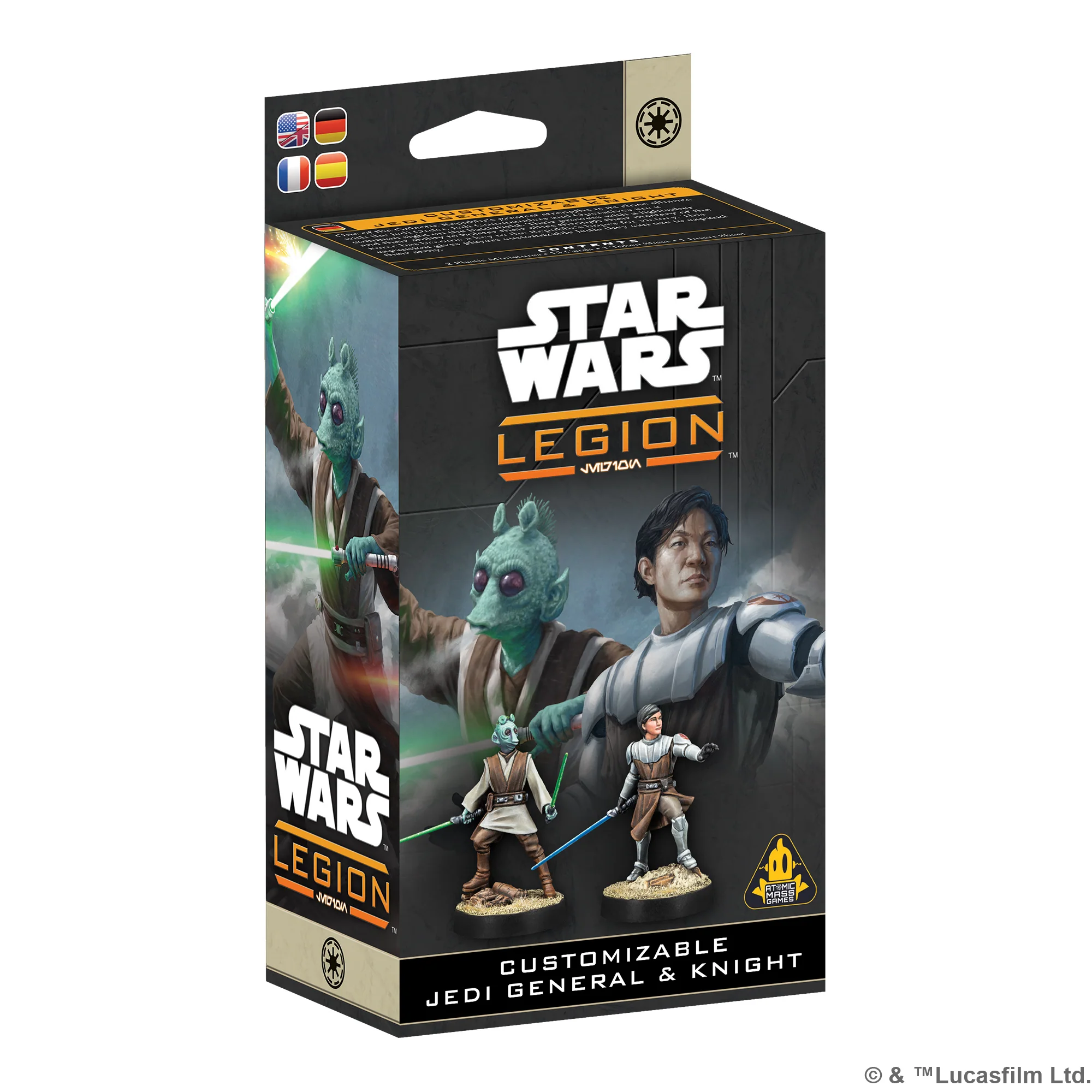 Star Wars: Legion – Customizable Jedi General and Knight (EN) [1]