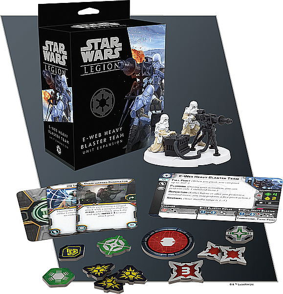Star Wars: Legion – E-Web Heavy Blaster Team Unit Expansion [2]