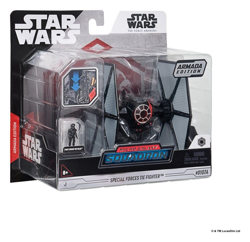 Star Wars Medium Vehicle & Figure set Special Forces TIE Fighter & First Order TIE Pilot (Armada Edition) [6]