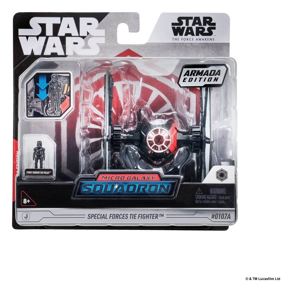 Star Wars Medium Vehicle & Figure set Special Forces TIE Fighter & First Order TIE Pilot (Armada Edition) [8]