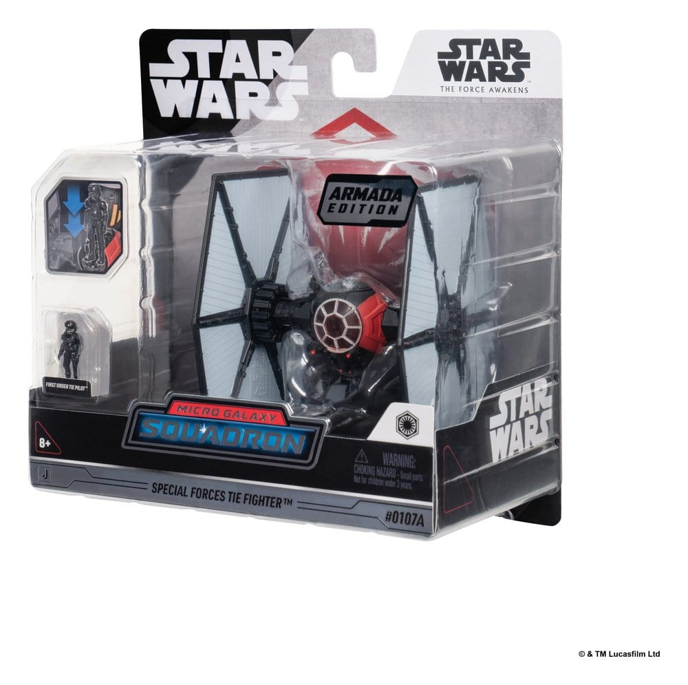 Star Wars Medium Vehicle & Figure set Special Forces TIE Fighter & First Order TIE Pilot (Armada Edition) [5]