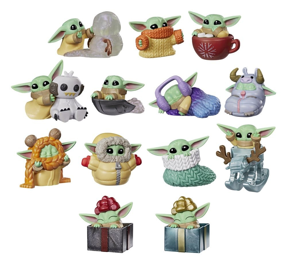 Star Wars Mini Figures 4 cm Grogu Force Freeze Series 2 Blind Box Display (24) [7]