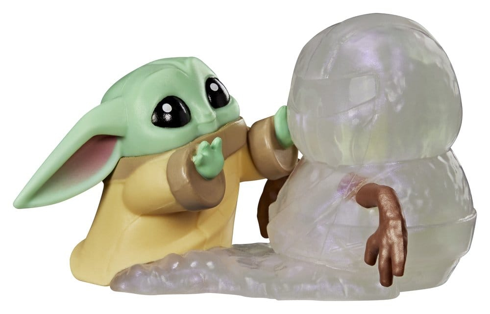 Star Wars Mini Figures 4 cm Grogu Force Freeze Series 2 Blind Box Display (24) [12]